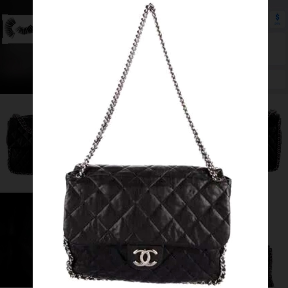 Chanel Chain around Maxi Bag